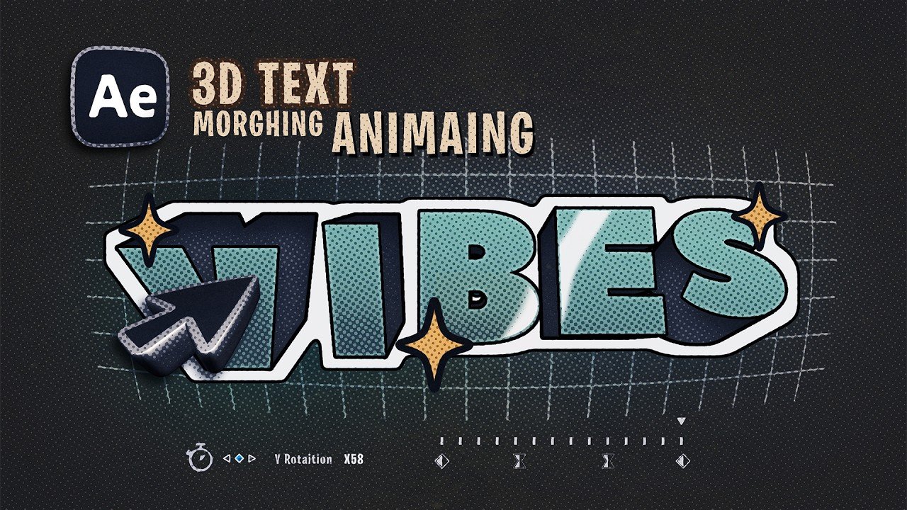 3D Text Morphing in After Effects